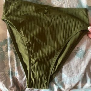 Xhilaration High Leg High Waist Bikini Bottoms